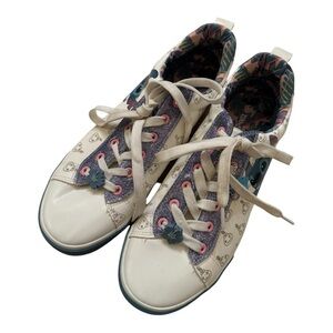 DISNEY Women's Size 10 Disney Stitch Low Top Lace Up Sneaker Shoe